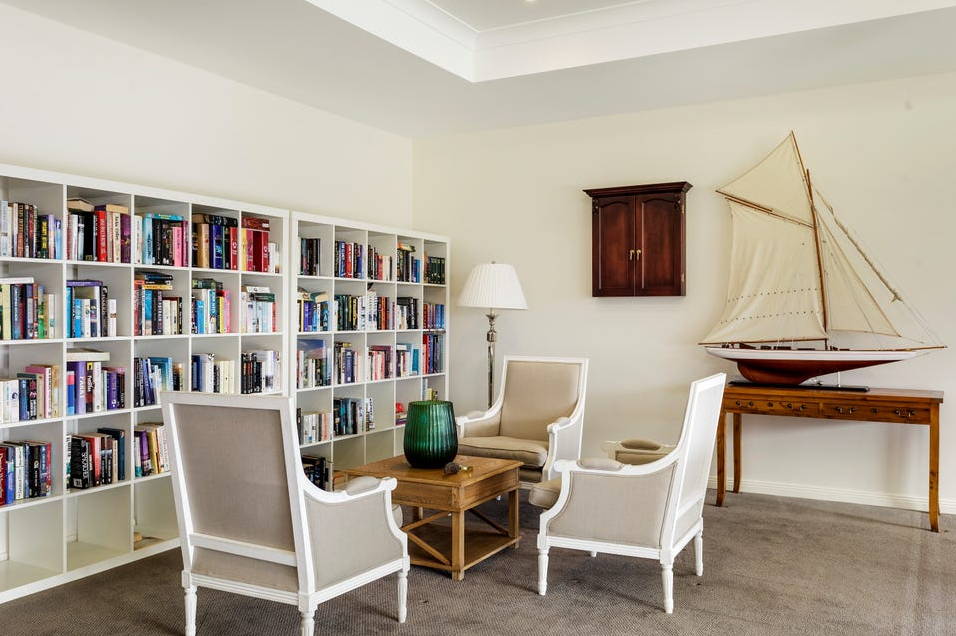 Library at Mt Martha Ageing In Place Retirement Village