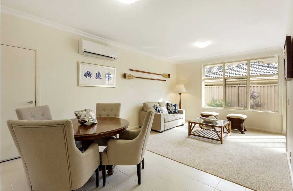 Villa interior at Mount Martha retirement village
