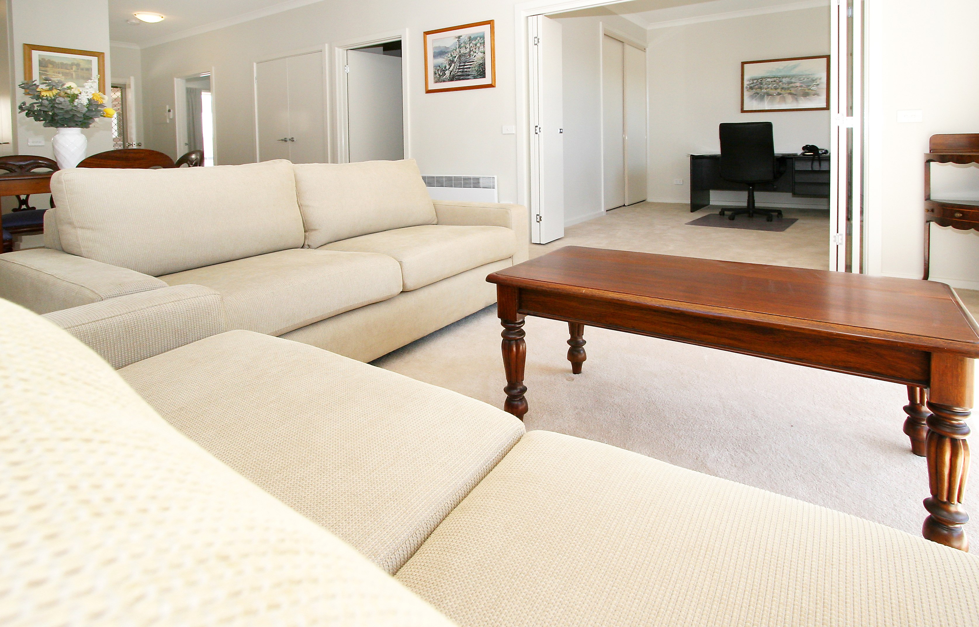 Living area in a Carrum Downs villa